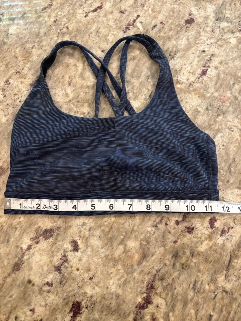 lululemon athletica Strappy Sports Bra - Dark Navy/Black